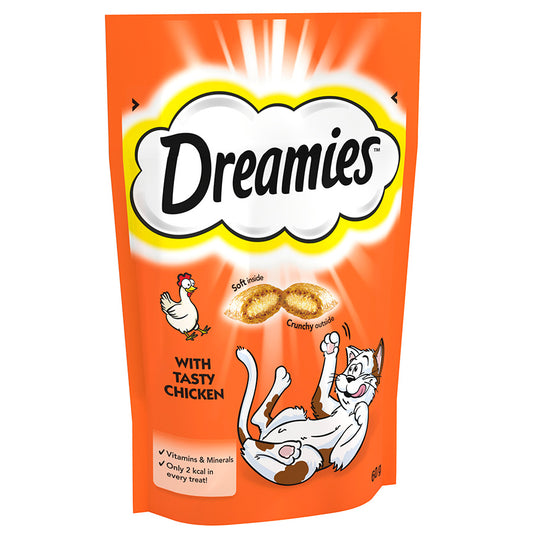 Dreamies Cat Treats with Chicken (60g x 8)