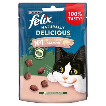 Felix Naturally Delicious Treats Salmon & Spinach ( 50g × 8 )