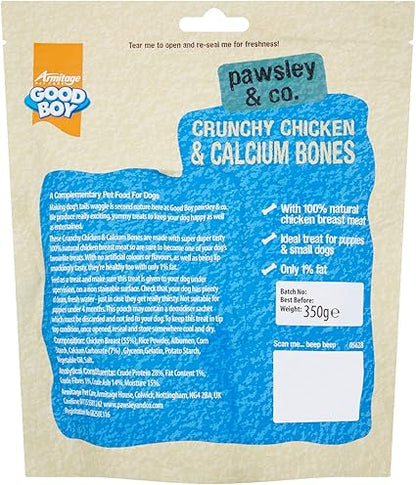 Good Boy Crunchy Chicken & Calcium Bones - (350g x 4)