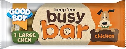 Good Boy Keep Um Busy Bar Large Chew Chicken, lge x 12
