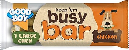 Good Boy Keep Um Busy Bar Large Chew Chicken, lge x 12