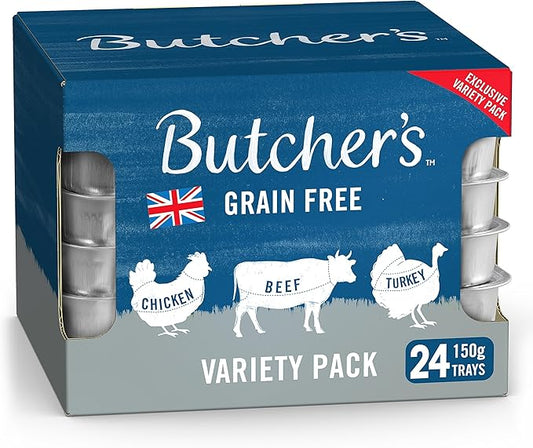 Butcher's Variety Pack Trays 24pk - 150g