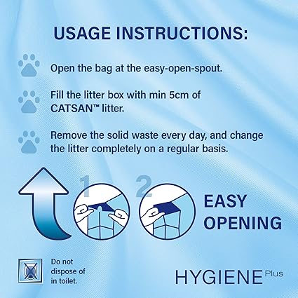 Catsan Hygiene Cat Litter 20 Litre - Maximum Absorption and Hygiene