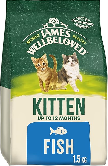 James Wellbeloved Kitten Dry Cat Food Fish - 1.5kg