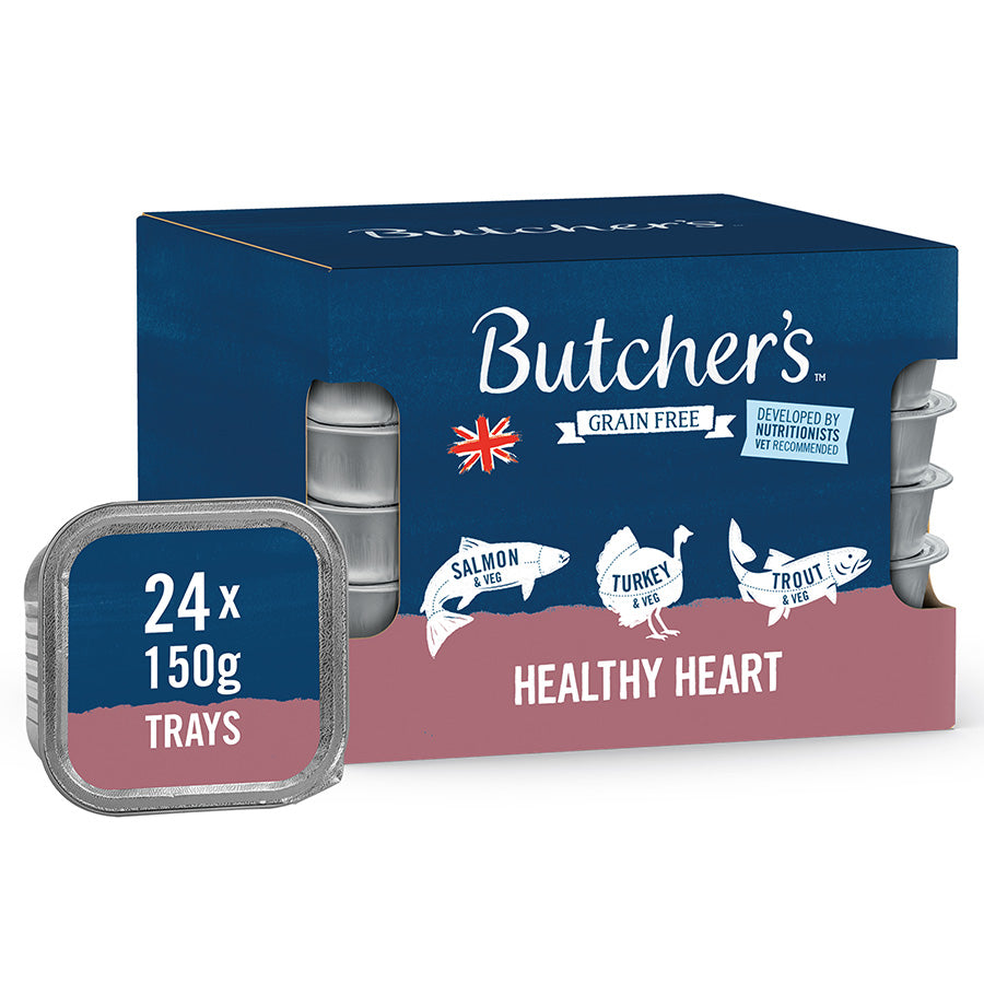 Butcher's Healthy Heart Dog Food Trays - 24 x 150g