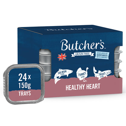 Butcher's Healthy Heart Dog Food Trays - 24 x 150g