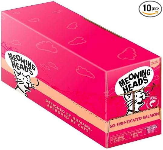 Meowing Heads So-fish-ticated Salmon Pouch (Formally Purr-Nickity) - ( 100g x 10 )