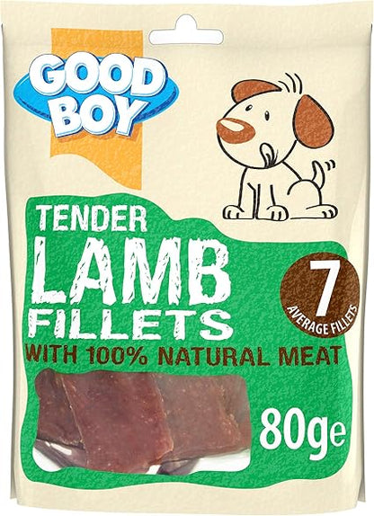 Good Boy Tender Lamb Fillets - ( 80g x 10 )