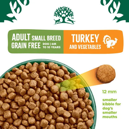James Wellbeloved Grain Free Adult Small Breed Turkey & Veg - 1.5kg