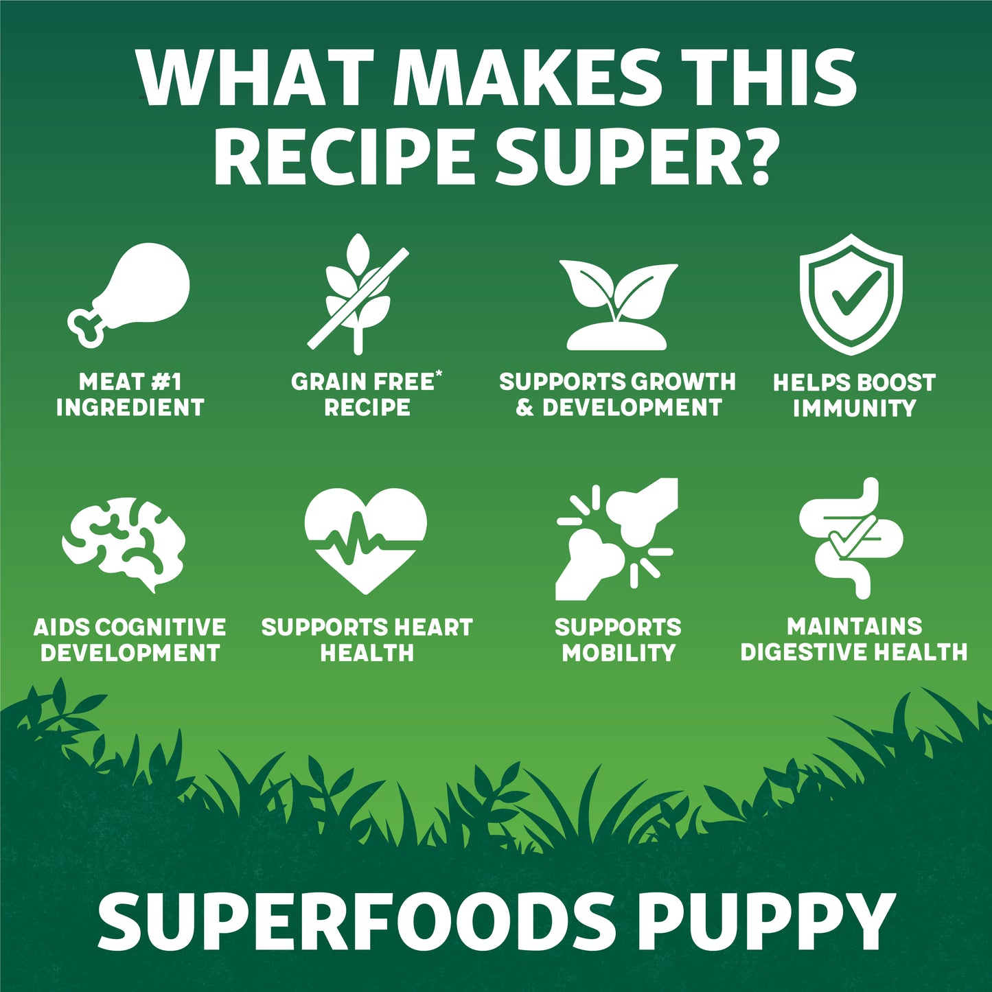 Harringtons Puppy Grain Free Superfoods Chicken & Vegetables - 1.7kg