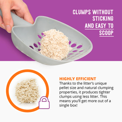 Catit Go Natural Pea Husk Clumping Litter Vanilla Cat Litter - 5.6kg