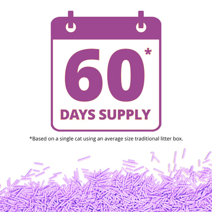 Catit Go Natural Pea Husk Clumping Litter Lavender Cat Litter , 5.6kg