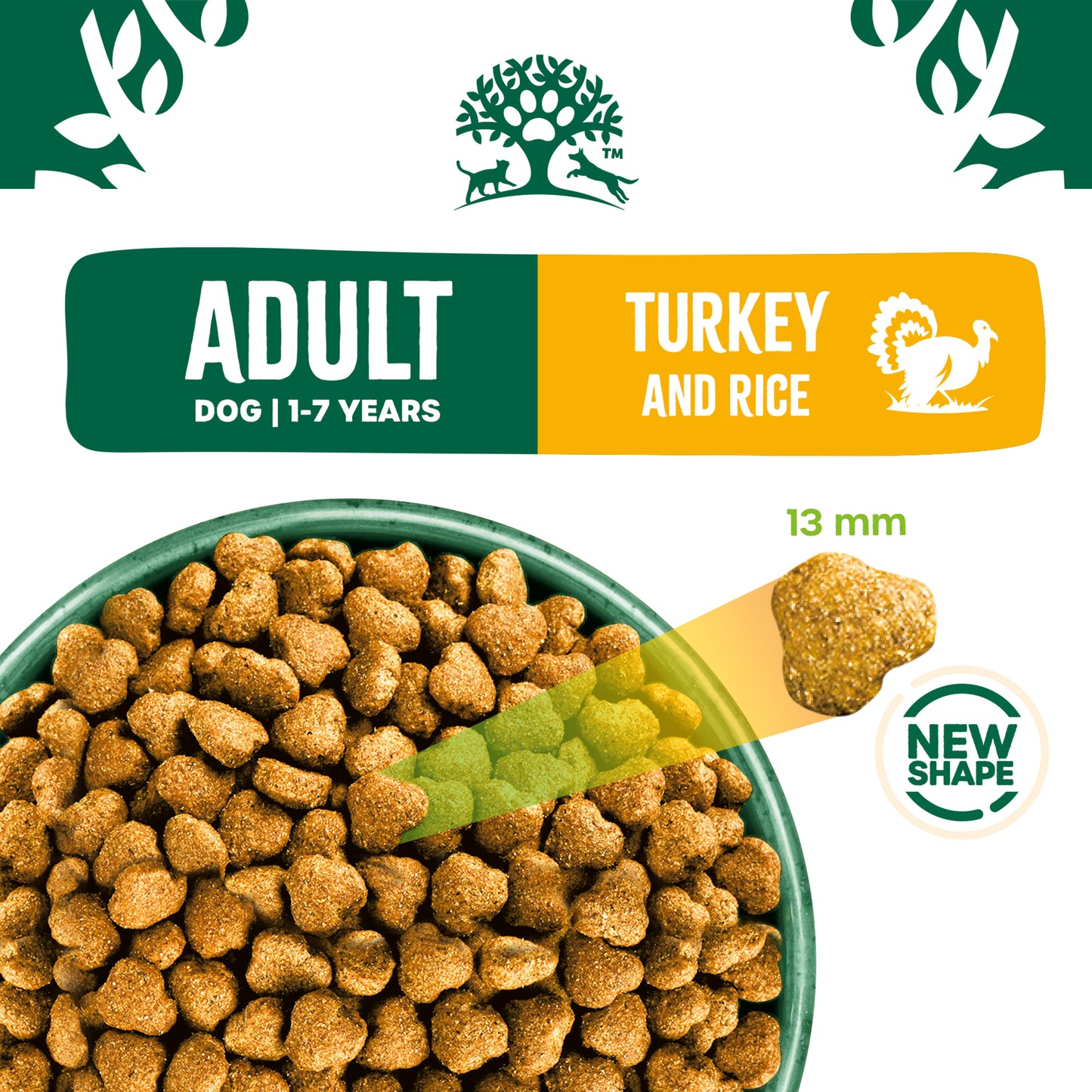 James Wellbeloved Adult Dry Dog Food Turkey & Rice - 7.5kg