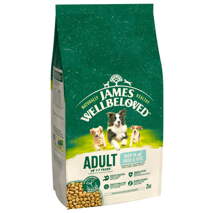 James Wellbeloved Adult Dry Dog Food Duck & Rice - 15kg