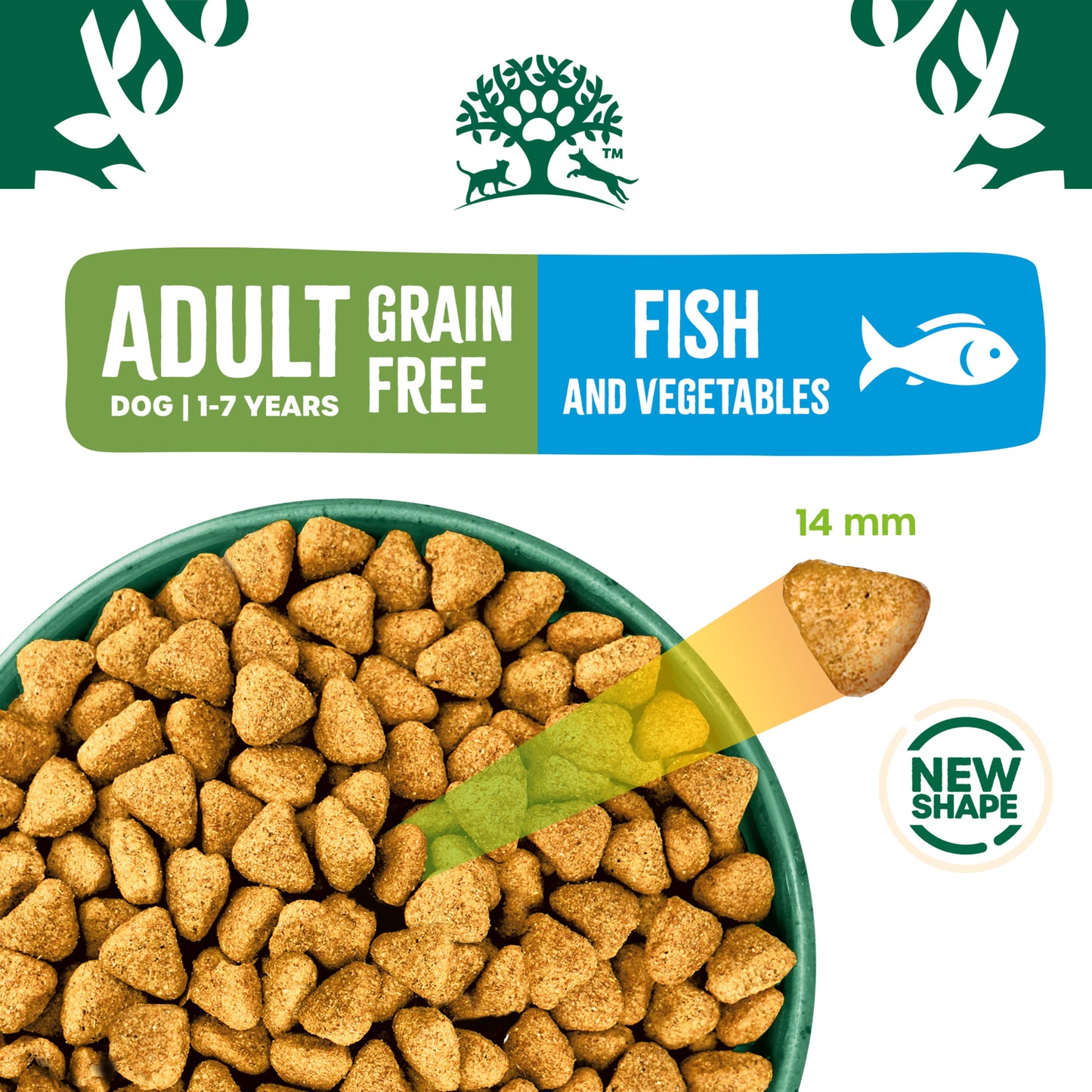 James Wellbeloved Grain Free Adult Dry Dog Food Fish & Veg - 10kg
