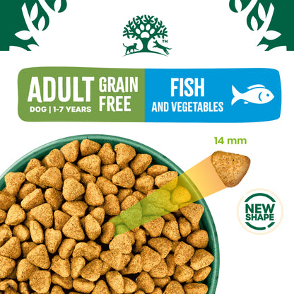 James Wellbeloved Grain Free Adult Dry Dog Food Fish & Veg - 10kg