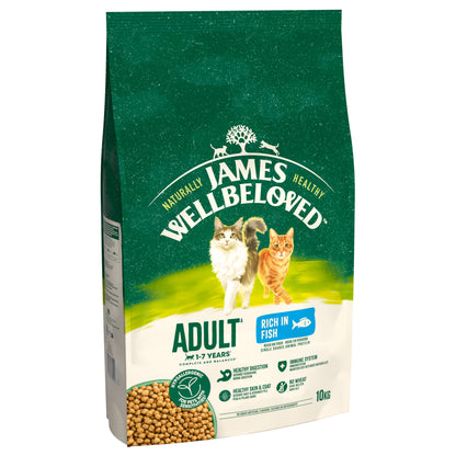 James Wellbeloved Adult Dry Cat Food Fish - 10kg