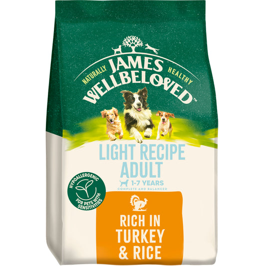 James Wellbeloved Adult Dog Light Turkey & Rice - 1.5kg