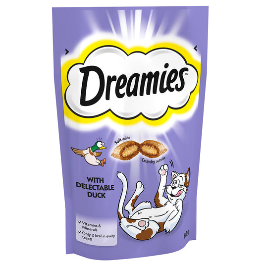 Dreamies Cat Treats with Duck (60g x 8)