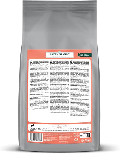 Arden Grange Adult Dog Grain Free Salmon & Superfoods - 2kg