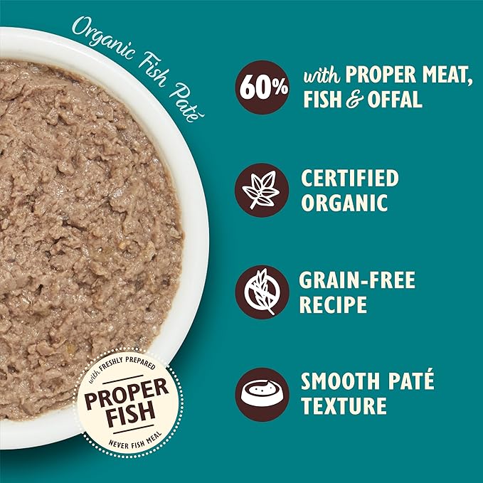 Lily's Kitchen Cat Organic Fish Pate ( 85g x 19 )