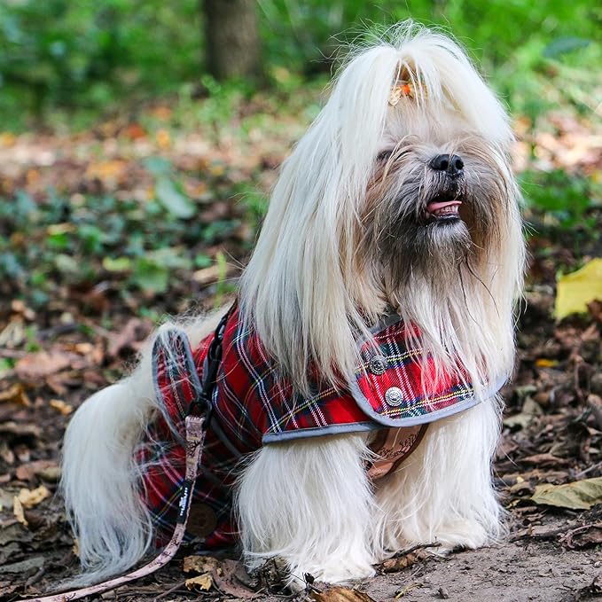 Ancol Heritage Coat Red Tartan Dog Coats - ( XS - XL )