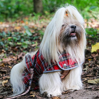 Ancol Heritage Coat Red Tartan Dog Coats - ( XS - XL )
