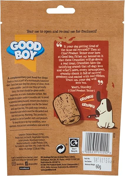 Good Boy Crunchies Chicken - ( 60g x 8 )