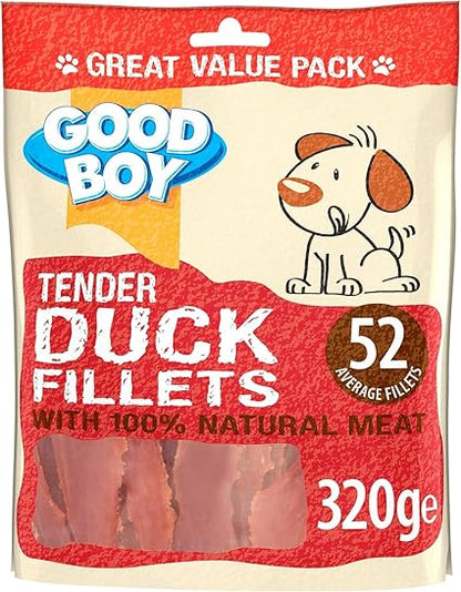 Good Boy Tender Duck Fillets ( 320 x 5 )