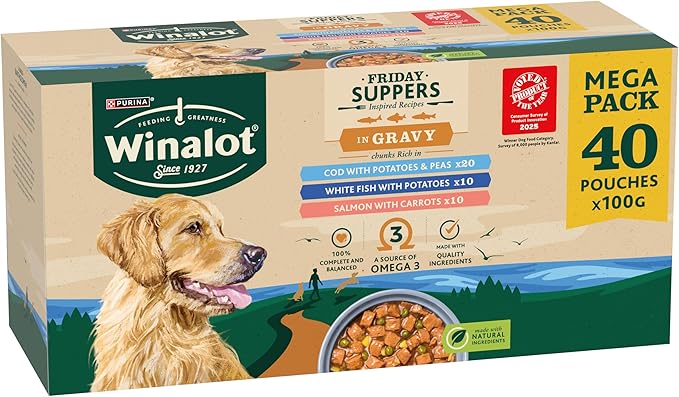 WINALOT Friday Suppers in Gravy - 40pk, 100g