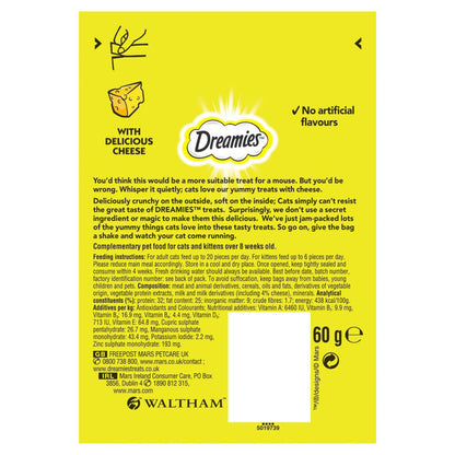 Dreamies Cat Treats with Cheese (60g x 8)