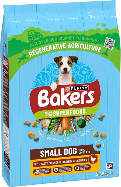 Bakers Complete Small Dog Chicken & Vegetables - 2.85kg
