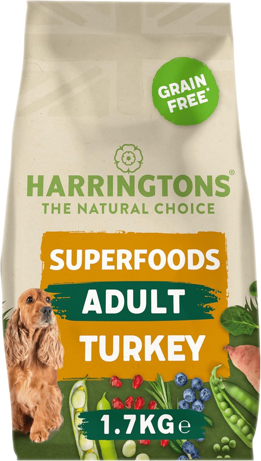 Harringtons Adult Dog Grain Free Superfoods Turkey - 1.7kg