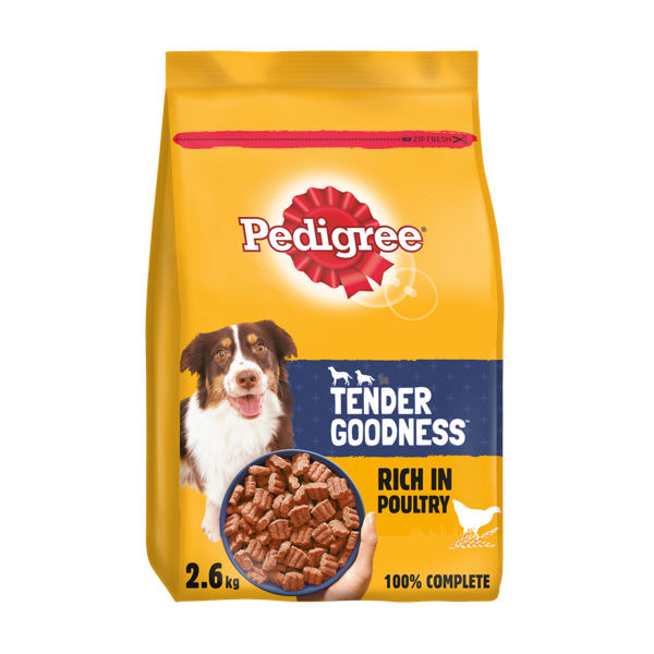 Pedigree Dog Dry Tender Goodness with Poultry - 2.6 kg