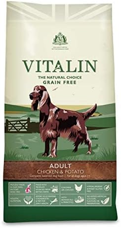 Vitalin - The Natural Choice Complete Dry Adult Dog Food - Chicken and Potato 12 kg