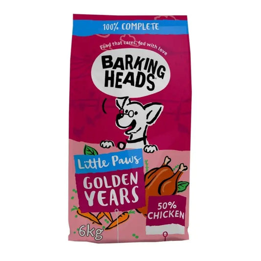 Barking Heads Little Paws Golden Years Chicken - 6kg