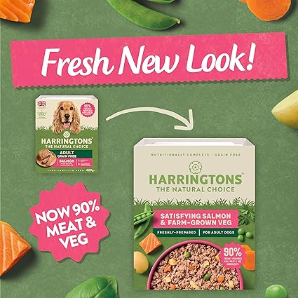 Harringtons Adult Dog Salmon Grain Free - (400g x 8)