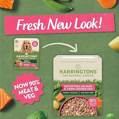 Harringtons Adult Dog Salmon Grain Free - (400g x 8)