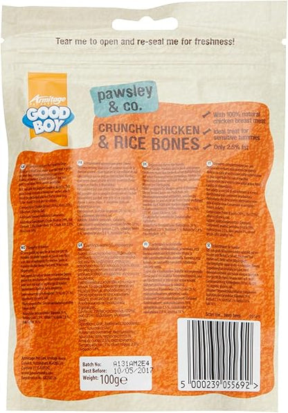 Good Boy Chicken & Rice Bones - ( 100g x 8 )