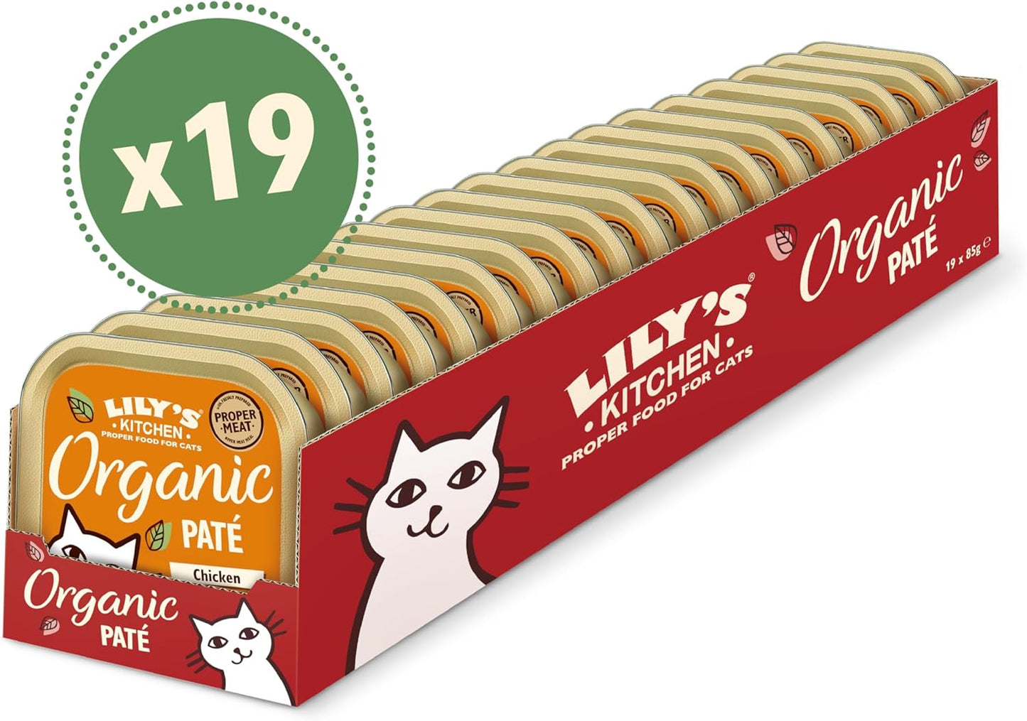 Lily's Kitchen Cat Organic Chicken Pate ( 85g x 19 )