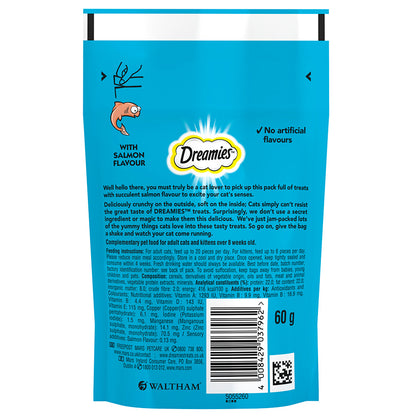 Dreamies Cat Treats with Salmon (60g x 8)