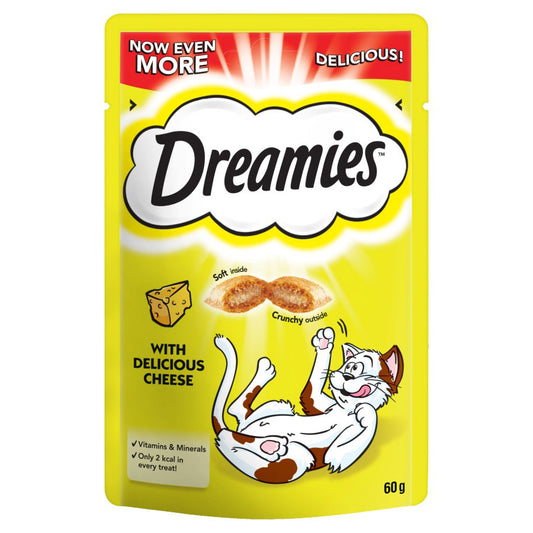 Dreamies Cat Treats with Cheese (60g x 8)