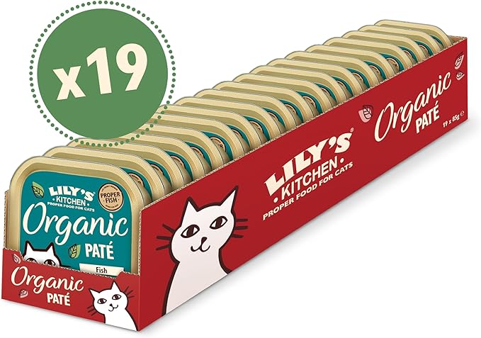 Lily's Kitchen Cat Organic Fish Pate ( 85g x 19 )