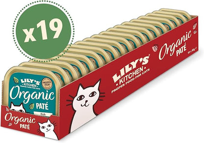 Lily's Kitchen Cat Organic Fish Pate ( 85g x 19 )