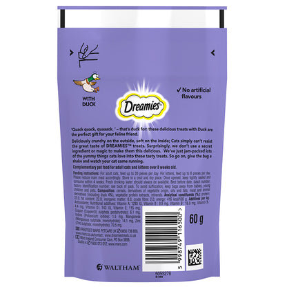 Dreamies Cat Treats with Duck (60g x 8)