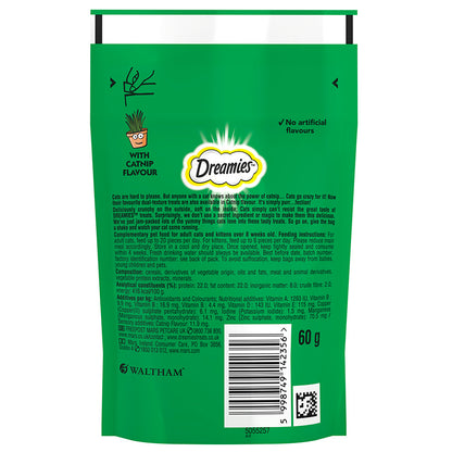 Dreamies Cat Treat Biscuits with Catnip (60g x 8)