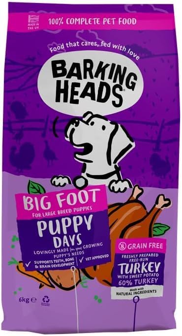 Barking Heads Big Foot Puppy Turkey - 6kg