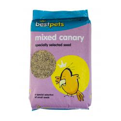 Bestpets Mixed Canary Seed Mix 20kg – Premium Bird Seed & Bird Food for Canaries, Finches & Small Birds – High Energy Exotic Seed Blend for Aviary Feeding – Large Bulk Bag
