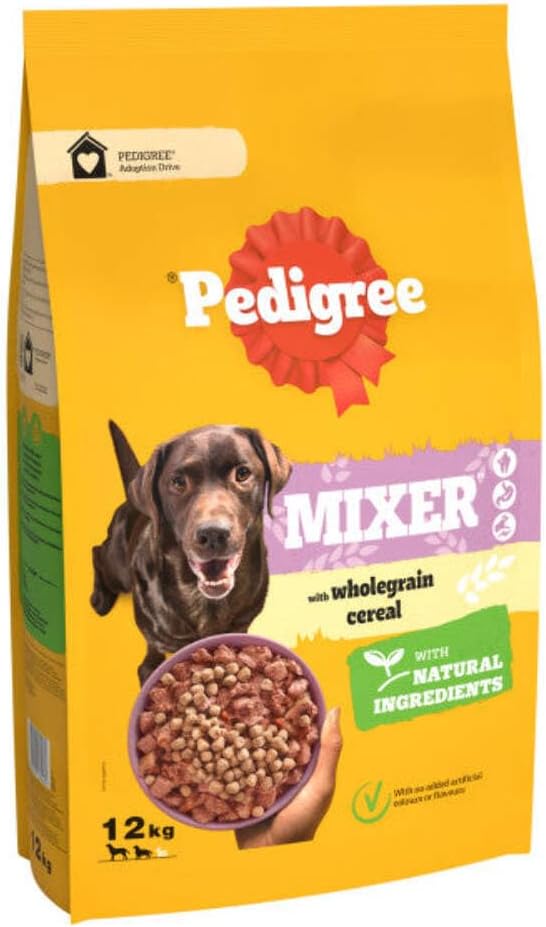 Pedigree Mixer With Wholegrain Cereals - 12kg