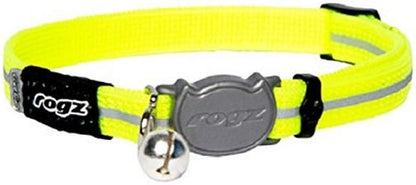 ROGZ Alleycat Cat Collar with Breakaway Buckle and Night Visibility